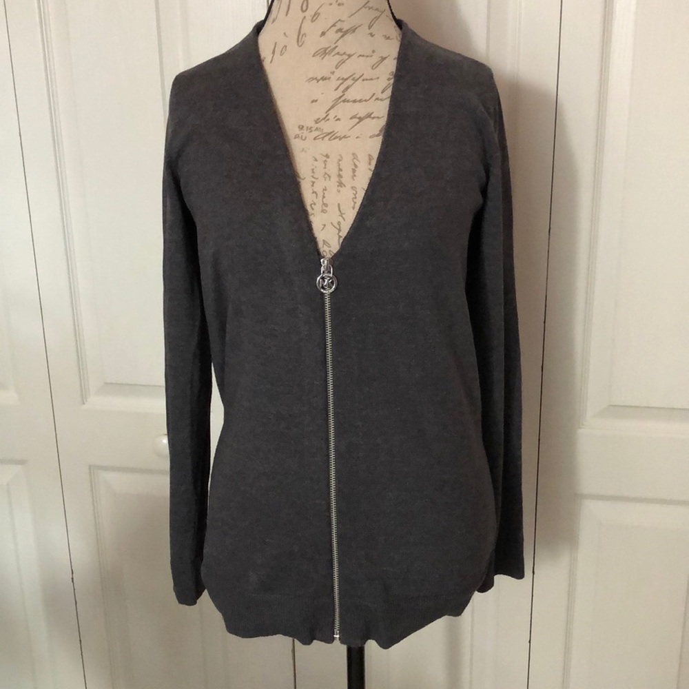 Michaels Kors cardigan zipper sweater